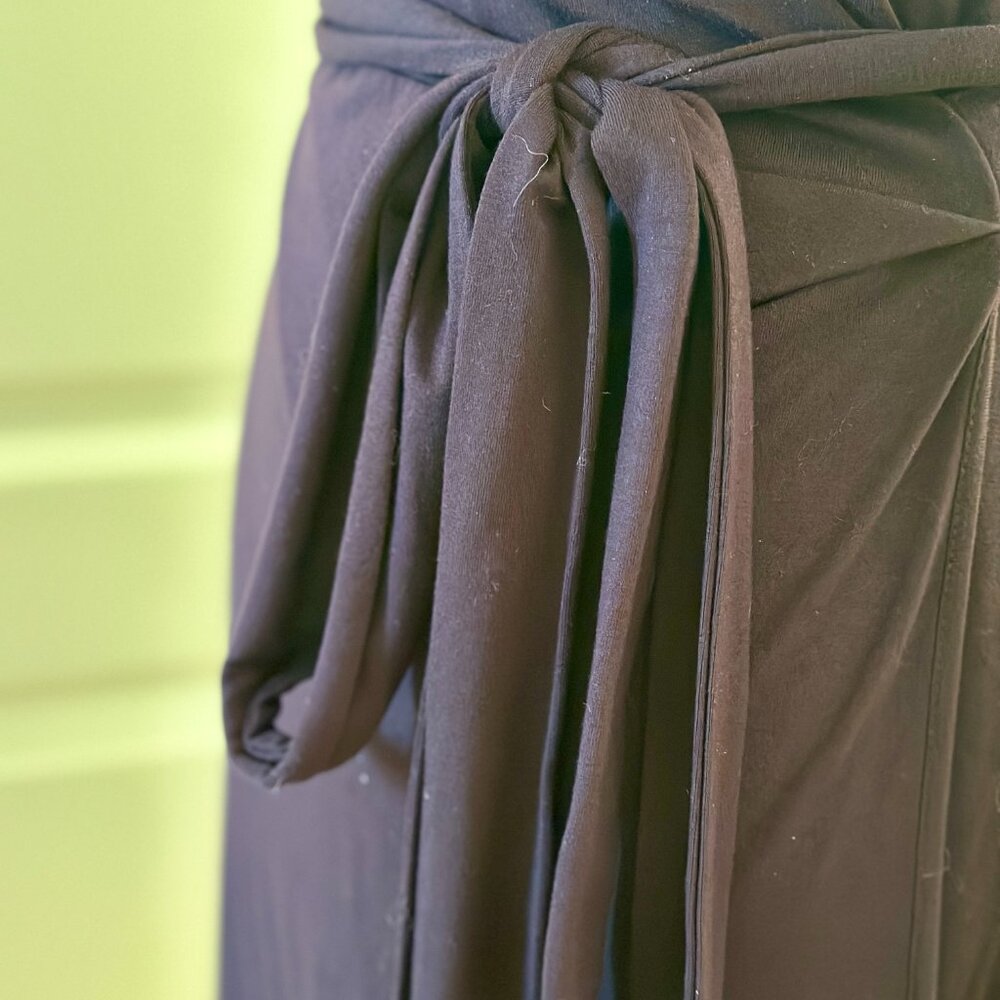 Moda International Long-Sleeve Wrap Dress - Picture 6 of 8